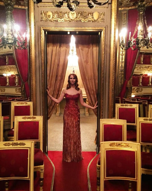 Kulturmoderation Mailänder Scala, ServusTV (Foto: Nina Sabary)